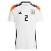 Officiële Voetbalshirt Duitsland Antonio Rudiger 2 Thuis EK 2024 - Heren